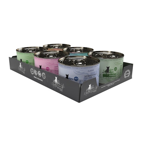 catz finefood Multipack II No.15-25 6 x 200g Multipack Katzennassfutter
