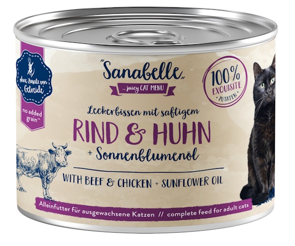 Sanabelle Adult Leckerbissen 195g Katzennassfutter