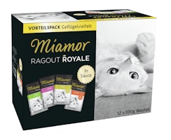 Miamor Ragout Royale Geflügelvielfalt 12x100g Multipack Katzennassfutter