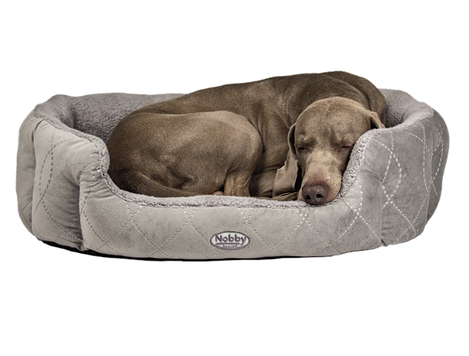 NOBBY Komfort Bett oval "CENO" grau / grau 55 x 50 x 21 cm NOBBY Komfort Bett oval "CENO" grau / grau 55 x 50 x 21 cm