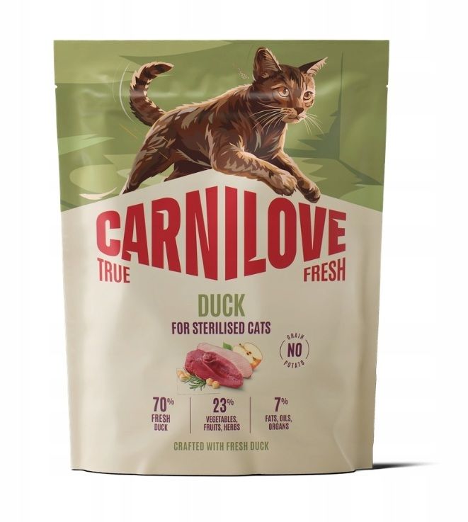 Carnilove True Fresh Sterilised Ente Katzentrockenfutter