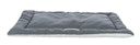 Vorschaubild TRIXIE Liegematte Farello, Plüsch/Webstoff, 70 × 55 cm, weiß-grau/grau