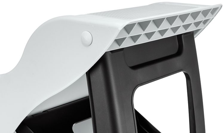 TRIXIE Treppe, Kunststoff, 38,5 × 60 × 79 cm, hellgrau