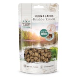 WILDES LAND Katze 50g Knabberkissen Huhn und Lachs WILDES LAND Katze 50g Knabberkissen Huhn und LachsZubehörbild