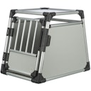Vorschaubild TRIXIE Transportbox Aluminium silber/hellgrau Transportbox