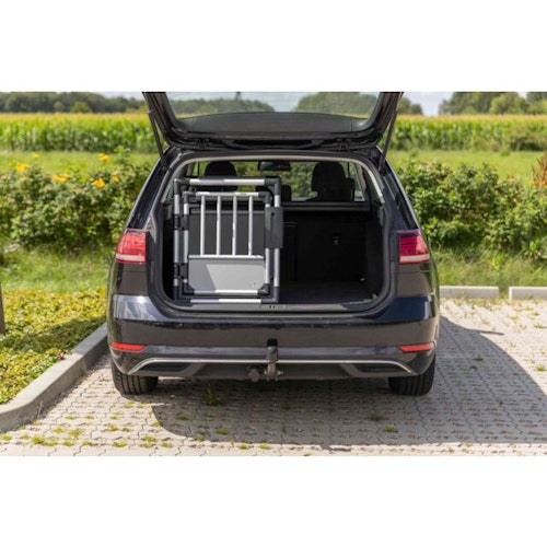 TRIXIE Transportbox Aluminium silber/hellgrau Transportbox