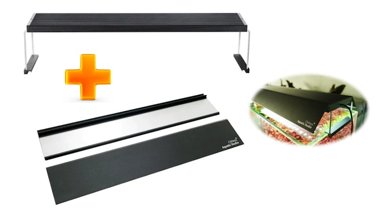 Chihiros WRGB2 Aquarienbeleuchtung 30cm & Blende (verspiegelt)  Vorteils-Paket