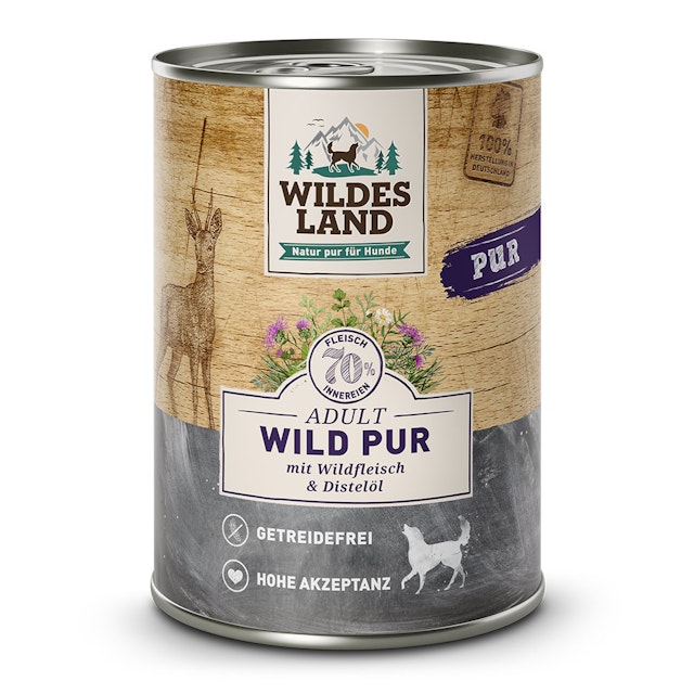 Wildes Land PUR Hundenassfutter 400gVorschaubild
