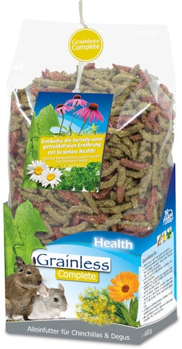JR FARM Grainless Health Complete Chinchilla & Degu 600g Kleintierfutter