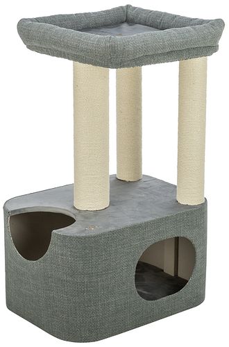 TRIXIE Kratzbaum Viviana, eckig, 86 cm, blau/grau