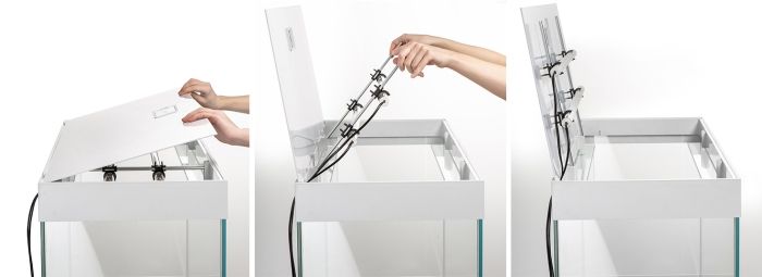 Aquael Aquarium OPTISET 240 weiß 2.0