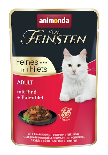 animonda Vom Feinsten Adult Feines mit Filets 85g KatzennassfutterVorschaubild