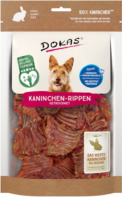 DOKAS Kaninchen 100 Gramm HundesnacksVorschaubild