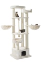 Vorschaubild NOBBY Kratzbaum "MUSAN" cream; 70 x 70 x 203 cm