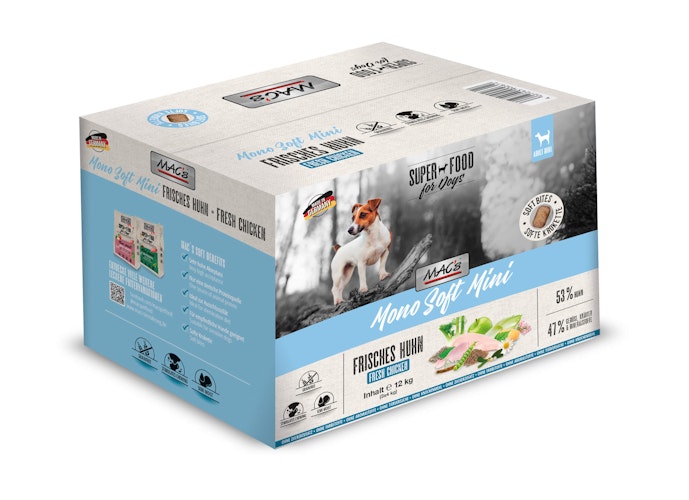 Macs (3kg)=1St. DOG Mono Soft Mini Huh