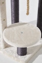 Vorschaubild NOBBY Kratzbaum Classic "DONACO" cream; 48 x 48 x 116 cm