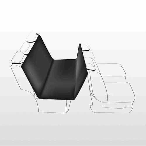 TRIXIE Auto-Schondecke, 1,40 × 1,45 m, grau