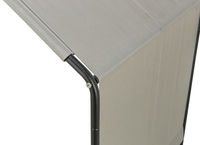TRIXIE Überdachung für #28211, 90 × 85 × 70 cm, beige/schwarz