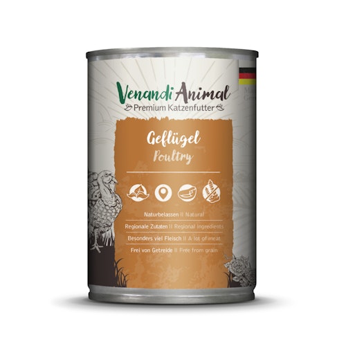 Venandi Animal 400 Gramm Katzennassfutter