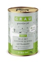 Vorschaubild grau Hund 400 Gramm Hundenassfutter
