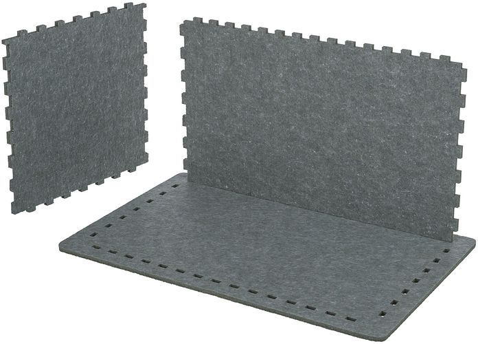 TRIXIE Höhle Lene, Filz, 54 × 30 × 35 cm, grau