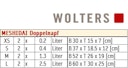 Vorschaubild Wolters Meshidai True Doppelnapf - Teak