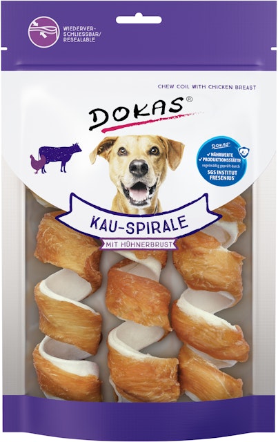 DOKAS Kau-Spirale 110 Gramm HundesnacksVorschaubild