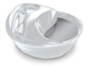 Vorschaubild Pioneer Pet Raindrop Drinking Fountain Trinkbrunnen Keramik weiß 1,8 Liter