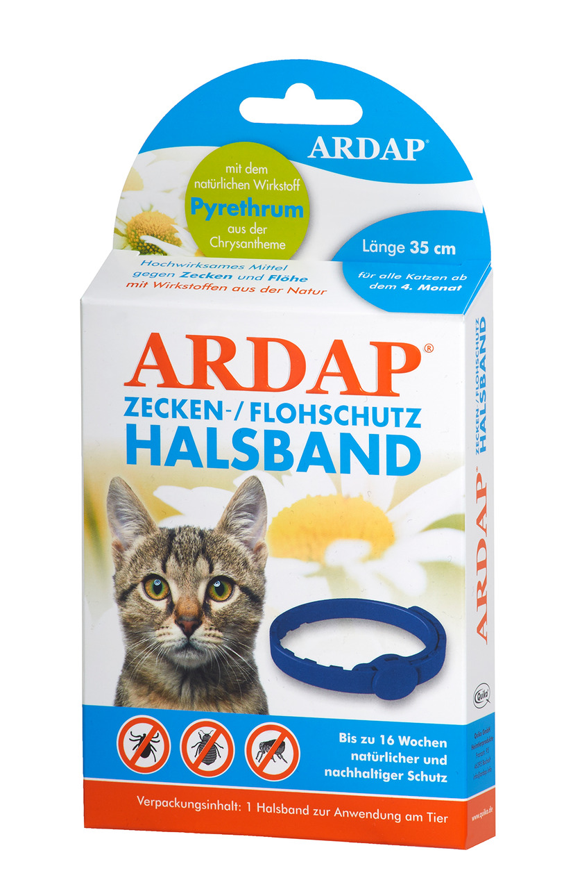 ARDAP Zecken-/ Flohhalsband für Katzen Ungezieferbekämpfung