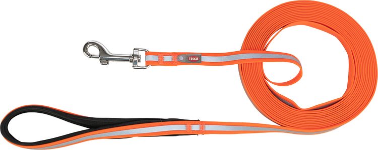 TRIXIE Easy Life Schleppleine, reflektierend, L–XL: 10 m/17 mm, orange
