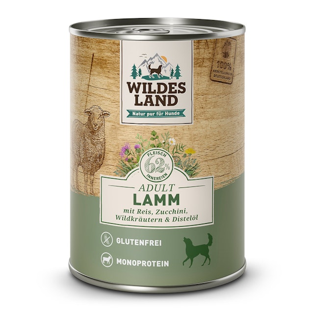 Wildes Land Hundenassfutter 400gVorschaubild