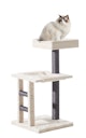 Vorschaubild NOBBY Kratzbaum Classic "NEGULO" cream; 48 x 48 x 93 cm