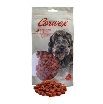 Corwex Trainingswürfel Ente 250g Hundesnack