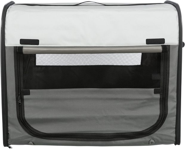 TRIXIE Hundebox Basic, dunkelgrau/hellgrau