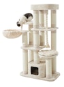 Vorschaubild NOBBY Kratzbaum "FREDO" cream; 85 x 50 x 158 cm