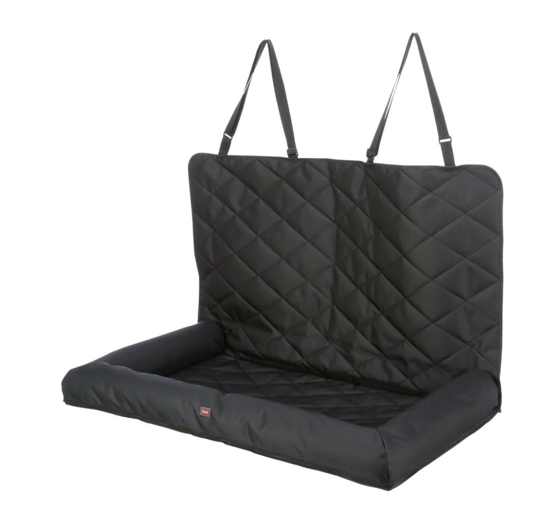 TRIXIE Autositz-Auflage, doppelt, 95 × 10 × 50 cm, schwarz