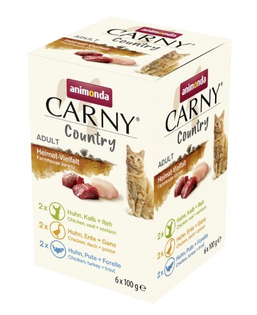 animonda Carny Adult Heimat-Vielfalt Carny 6x85g MP Katzennassfutter