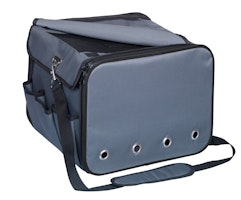 NOBBY Autositztasche "MERLO" grau 40 x 34 x 30 cm