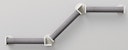 Vorschaubild TRIXIE Wand-Set 2 - Kletterpfad 195 x 78 Centimeter weiß Katzenspielzeug
