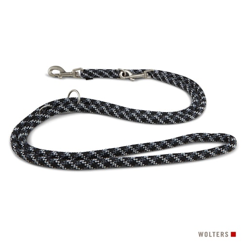 Wolters Führleine Everest schwarz/graphit