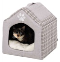 Vorschaubild TRIXIE Kuschelhöhle Silas 40x40x45cm grau/creme