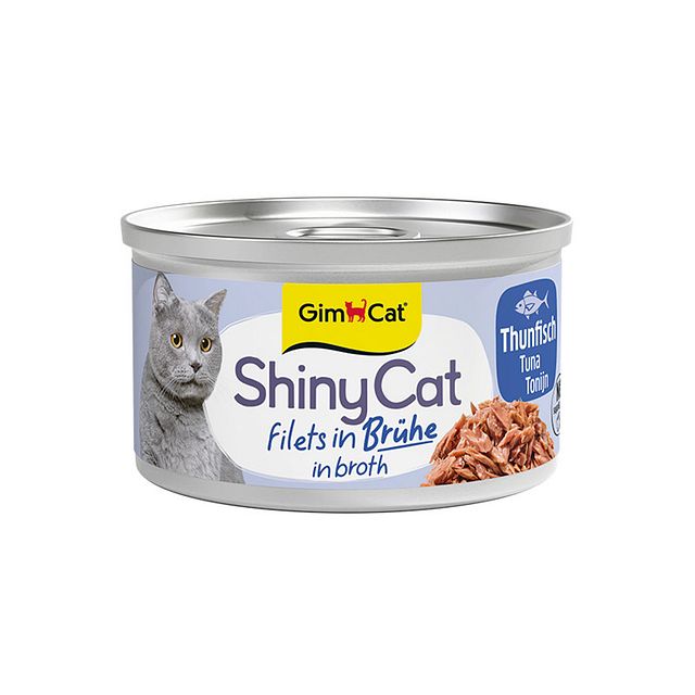 GimCat ShinyCat Brühe 70g-Dose  KatzennassfutterVorschaubild