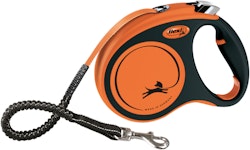 TRIXIE Flexi XTREME Gurt schwarz/orange Gr. M 5 m