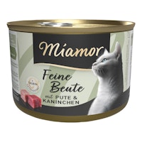Miamor Feine Beute Dose 6x185g Pute & Kaninchen Katzennassfutter