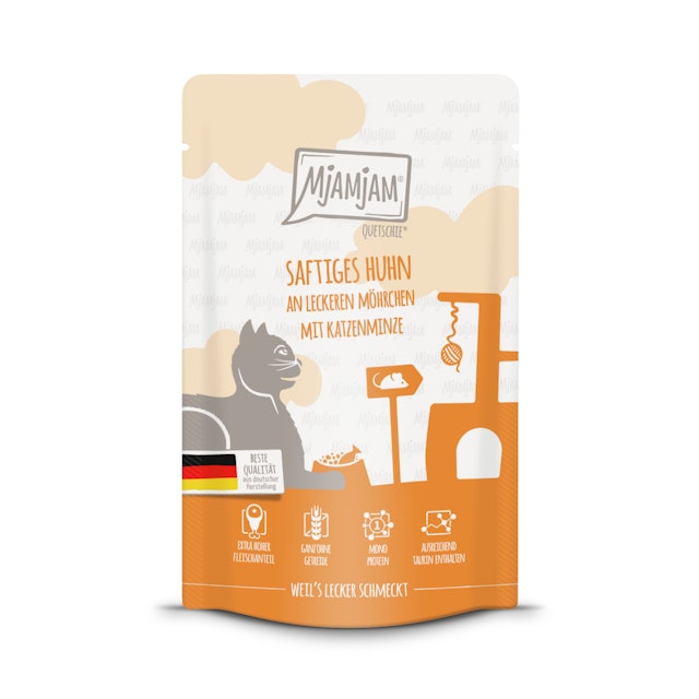 MJAMJAM Quetschies 125g Beutel KatzennassfutterVorschaubild