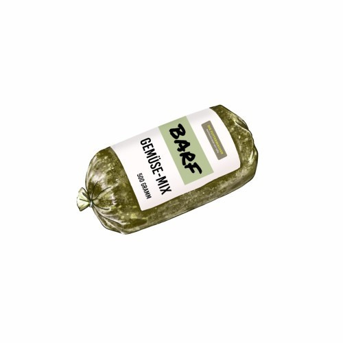 Die Futtermacher Gemüse Mix Spezialfutter / Frostfutter für Hunde