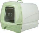 Vorschaubild TRIXIE Katzentoilette EasyDraw 46 × 48 × 57 cm grau/grün