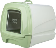 TRIXIE Katzentoilette EasyDraw 46 × 48 × 57 cm grau/grün