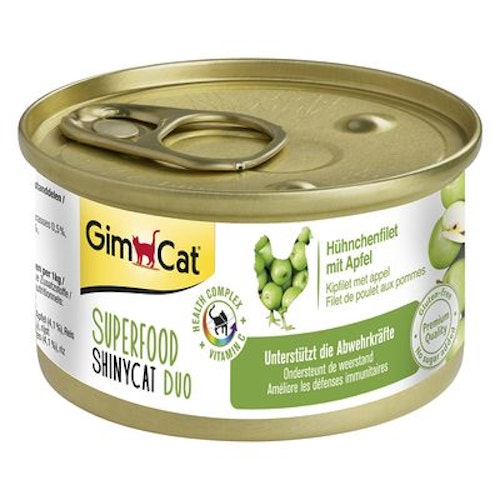 GimCat Superfood ShinyCat Duo 70 Gramm Katzennassfutter