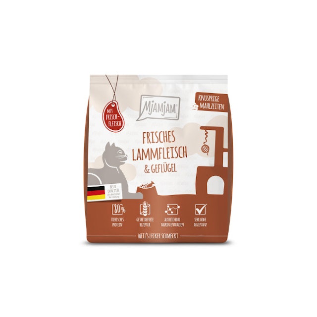 Mjamjam Frisches Rind & Geflügel KatzentrockenfutterVorschaubild